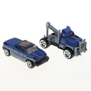 6 Pieces Kids Toy Model Alloy Diecast Car 1:64 Vehicle Model Set Collection Gift - Police Cars