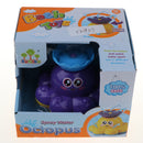 Kids Spray Water Octopus Floating Bathtub Pool Bathroom Toy Xmas Gift - Purple