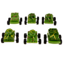 6pcs Camouflage Tank Army Vehicle Model Pull Back Kid Car Toy Xmas Gift Playset Collectables