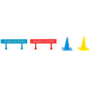 27 pieces Kids Block Street Traffic Signs Kid Children's Educational Toy for Traffic Knowledge Learning Car & Train Scenery Playset Gift