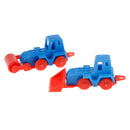 13pcs Plastic Assorted Engineering Vehicles Block Street Traffic Sign Playset Toy Kids Educational