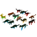 14 Pieces Realistic Mixed Plastic Zoo Animals Kids Toy Party Bag Favors