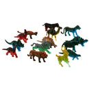 14 Pieces Realistic Mixed Plastic Zoo Animals Kids Toy Party Bag Favors