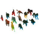 14 Pieces Realistic Mixed Plastic Zoo Animals Kids Toy Party Bag Favors