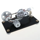 Physical Steam Heat Mechanical Work Motor Model -Pulley Stirling Engine DIY Kids Novelty Educational Toy