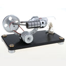 Physical Steam Heat Mechanical Work Motor Model -Pulley Stirling Engine DIY Kids Novelty Educational Toy