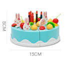 54-Piece Fruit Cake Cutting Set Birthday Party Pretend Play Toys For Kids
