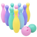 12Pcs Plastic Mini Bowling Ball Play Set Kids Indoor Outdoor Game Toy Gift