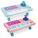 14 Keys Multifunction Electronic Keyboard Piano Music Educational Toy - Pink