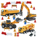 1:55 Deluxe Engineering Vehicle Model Set Construction Truck Vehicle Toy Set