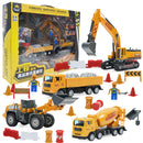 1:55 Deluxe Engineering Vehicle Model Set Construction Truck Vehicle Toy Set
