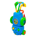 9Pcs Plastic Mini Golf Play Set Kids Golf Club Set Outdoor Sports Toy - Blue