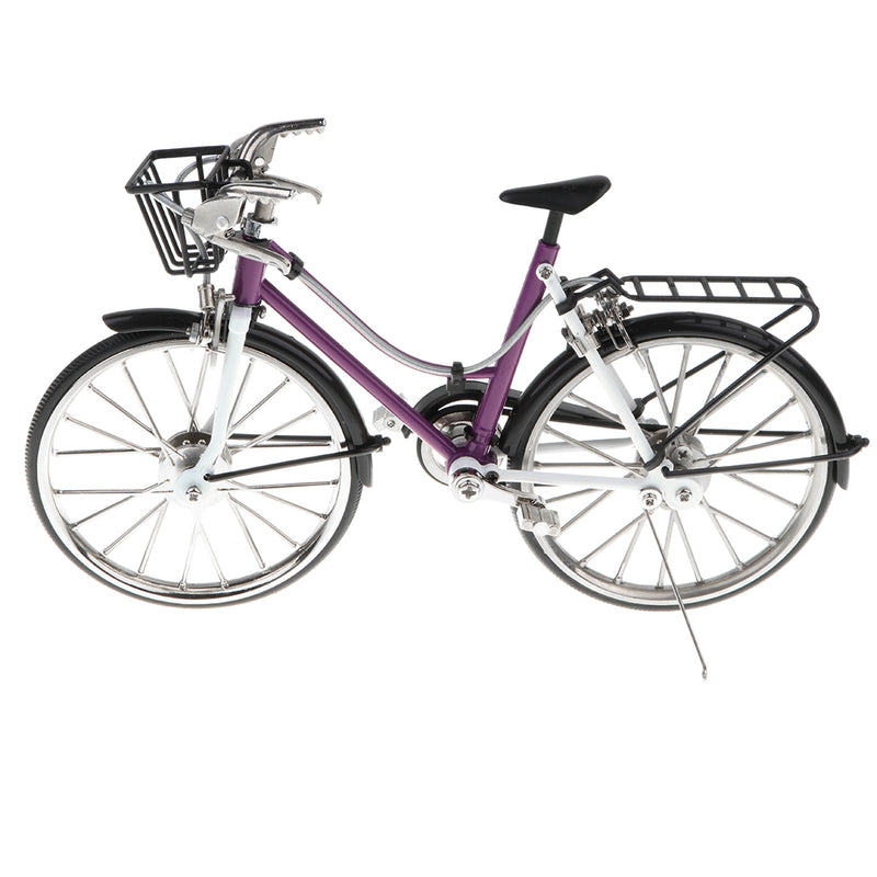 1/10 Scale Simulation Alloy Diecast Racing Exquisite Bike Sport Bicycle Model Hobbies Games Toy Collections Purple