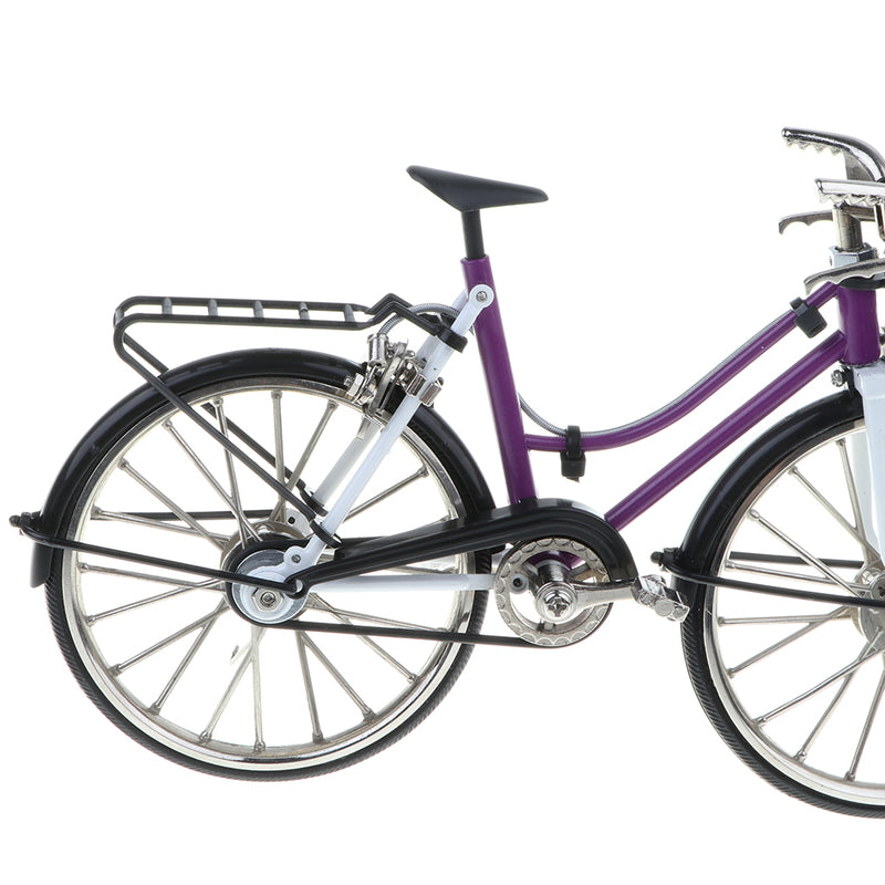1/10 Scale Simulation Alloy Diecast Racing Exquisite Bike Sport Bicycle Model Hobbies Games Toy Collections Purple