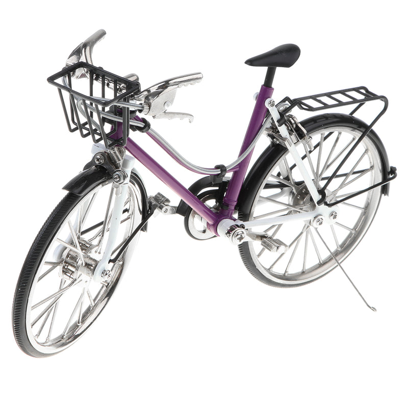 1/10 Scale Simulation Alloy Diecast Racing Exquisite Bike Sport Bicycle Model Hobbies Games Toy Collections Purple
