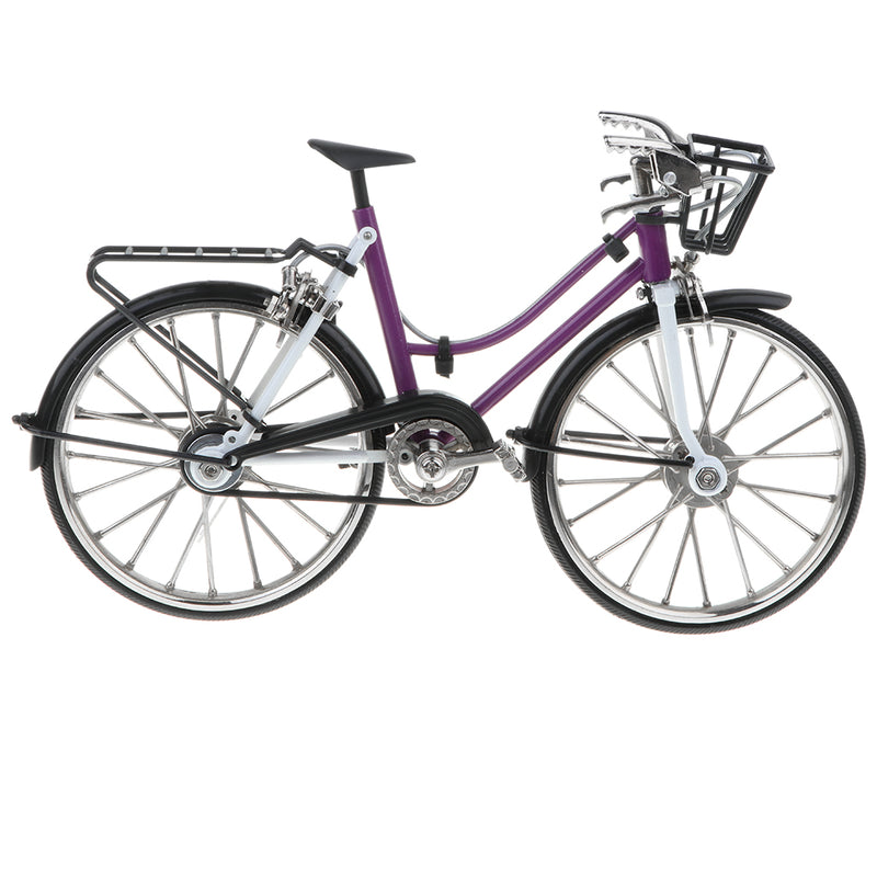 1/10 Scale Simulation Alloy Diecast Racing Exquisite Bike Sport Bicycle Model Hobbies Games Toy Collections Purple
