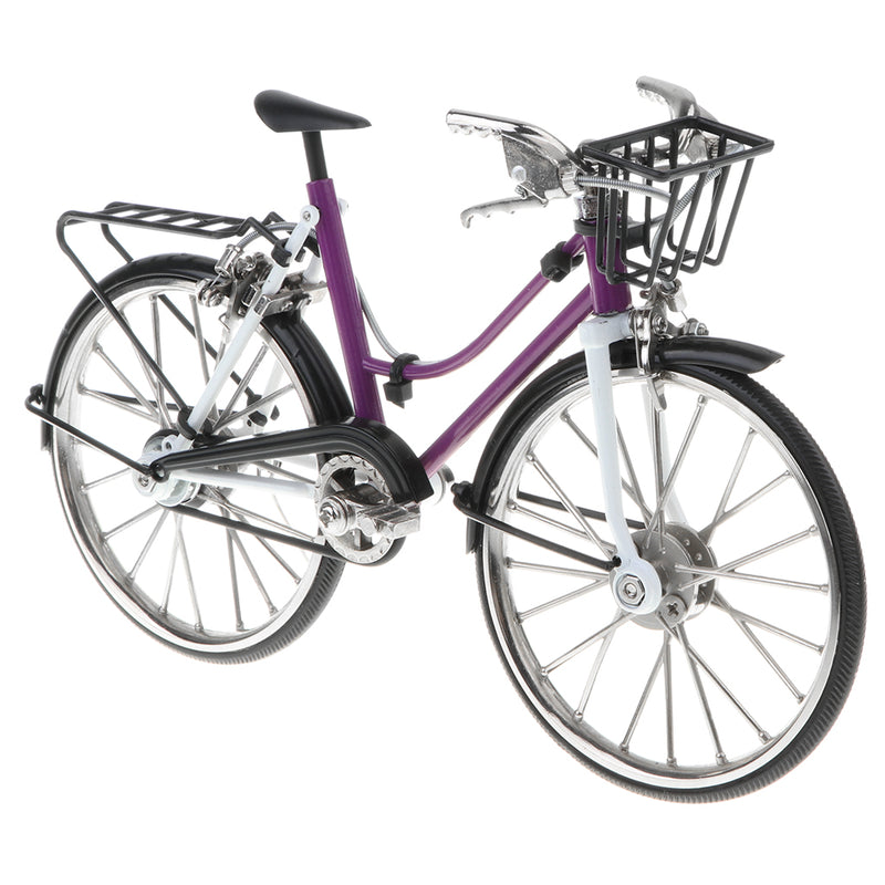 1/10 Scale Simulation Alloy Diecast Racing Exquisite Bike Sport Bicycle Model Hobbies Games Toy Collections Purple