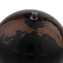 5.5 Inch Small Black Golden Illuminated World Globe Alloy Desktop Rotating World Map Globe, Kids Educational Toy Gift