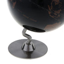 5.5 Inch Small Black Golden Illuminated World Globe Alloy Desktop Rotating World Map Globe, Kids Educational Toy Gift