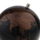 5.5 Inch Small Black Golden Illuminated World Globe Alloy Desktop Rotating World Map Globe, Kids Educational Toy Gift