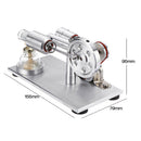 Hot Air Stirling Engine Model Kits Physical Motor Power Electricity Generator Science Toy Educational