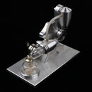 Creative Alloy Squirrel Stirling Engine Model Electricity Generator Science Gadget Toy Christmas Gift