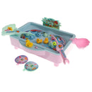 22Pcs Magnetic Fishing Water Toy Electric Moving Fish Pool Baby Kid Pretend Play Set Educational Xmas Gift
