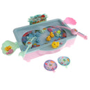 22Pcs Magnetic Fishing Water Toy Electric Moving Fish Pool Baby Kid Pretend Play Set Educational Xmas Gift