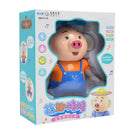 Electric Piglet Dancing & Rotating Robot Toys for Kids, Funny Seaweed Dance Musical Flashing Intelligent Toy Kids Gift - Orange