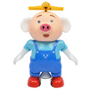 Electric Pets Piglet Dancing & Rotating Robot Toys for Kids, Funny Seaweed Dance Musical Flashing Intelligent Walking Toy Kids Gift - Blue