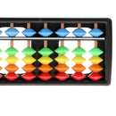 Plastic Colorful Abacus, Kid's Soroban Calculator Math Educational Toy, 7 Column