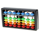 Plastic Colorful Abacus, Kid's Soroban Calculator Math Educational Toy, 7 Column