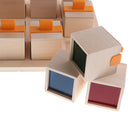 Montessori Sensory Developmental Toy Wooden Music Box Building Block Board Training Toy Memory Tone Matching Puzzles