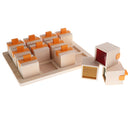Montessori Sensory Developmental Toy Wooden Music Box Building Block Board Training Toy Memory Tone Matching Puzzles