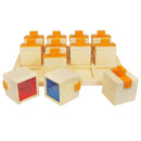 Montessori Sensory Developmental Toy Wooden Music Box Building Block Board Training Toy Memory Tone Matching Puzzles