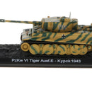 1/72 Scale German Tiger Tank, PzKpfw VI Ausf. E Model, World War II Armoured Fighting Vehicle Toy Collectibles