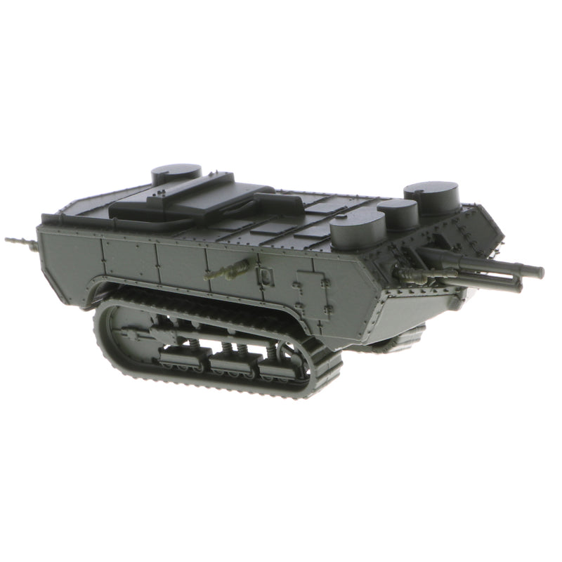 1/100 Scale French St-Chamond Model (Early), French Heavy Tank of the First World War, Armoured Fighting Vehicle Toy Collectibles