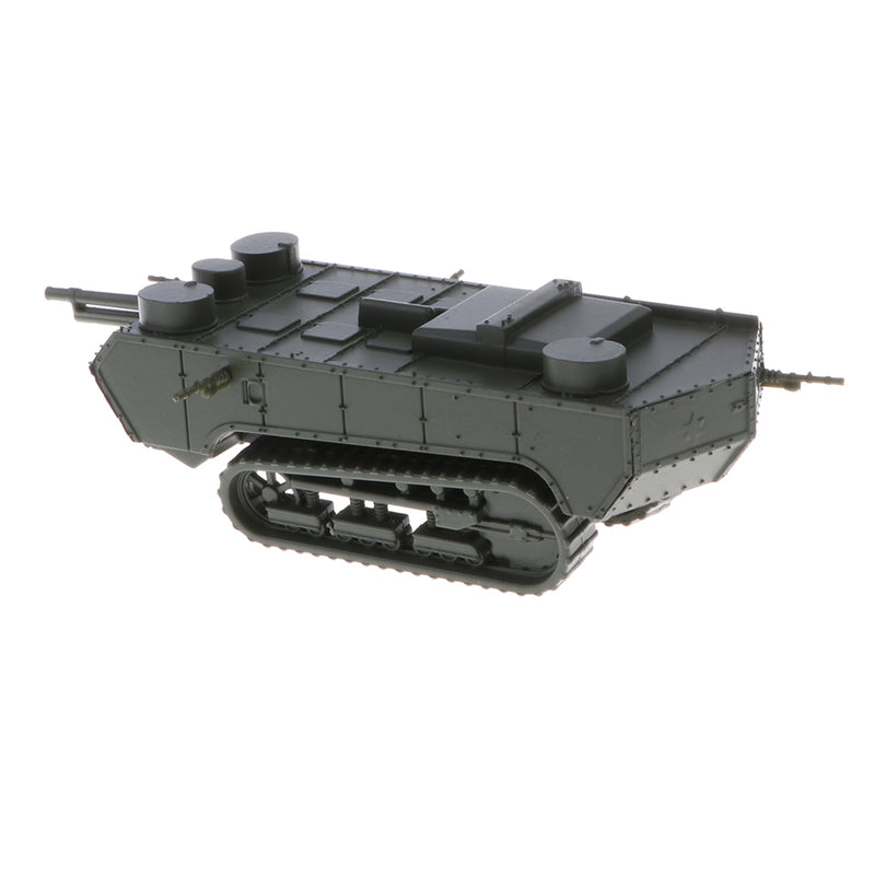 1/100 Scale French St-Chamond Model (Early), French Heavy Tank of the First World War, Armoured Fighting Vehicle Toy Collectibles