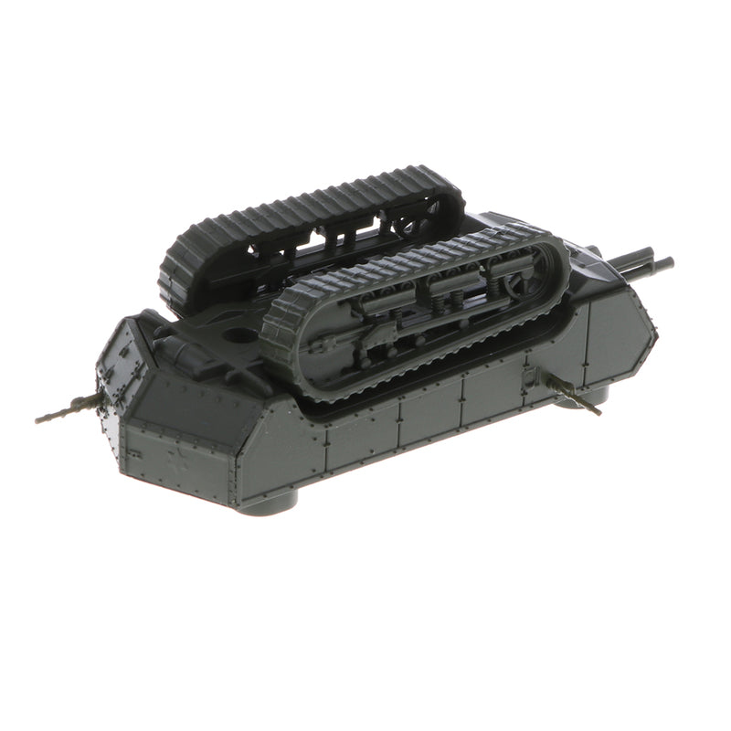 1/100 Scale French St-Chamond Model (Early), French Heavy Tank of the First World War, Armoured Fighting Vehicle Toy Collectibles