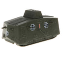 1/100 Scale German A7V Model, Battle Tank of the First World War, Armoured Fighting Vehicle Toy Collectibles