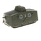 1/100 Scale German A7V Model, Battle Tank of the First World War, Armoured Fighting Vehicle Toy Collectibles