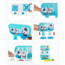 13 pieces Pretend Play Kitchen Toy - Cooking Foods Utensils Cookware Kitchenware, Box Style Oven Pots Pans for Kids Play House Game Blue
