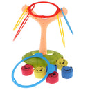 Ring Toss & Ball Catch Toy Game Playset, Indoor/Outdoor Party Family Game Toy for Kids Children
