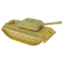 3Pcs Multi-Color Plastic Medium Tank Military Army Base Playset Accessories - Green Gray Yellow