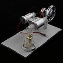 Stirling Engine Model M15B (With Flashing LED Light) - Conversion of Heat Energy to Electrical Energy