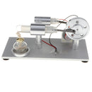 Stirling Engine Model M15B (With Flashing LED Light) - Conversion of Heat Energy to Electrical Energy