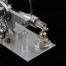 Mini Size L-shape Stirling Engine Model Motor Power Electricity Generator Physical Experiment Kits Science Toy