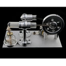 Physical Steam Heat Power External Combustion Stirling Engine Model Electricity Generator Flywheel Rotating Device Toy