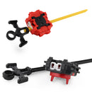Set Of 2 Metal 4D Fight Launcher Toy B-117 B-120 Starter W/Stadium