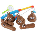 Fun Bath Fishing Toy Novelty Poo Game Toilet Prank Game Joke for Kids Adults